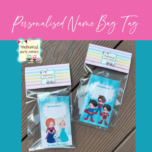 Personalised Name Bag Tag (10 pieces)