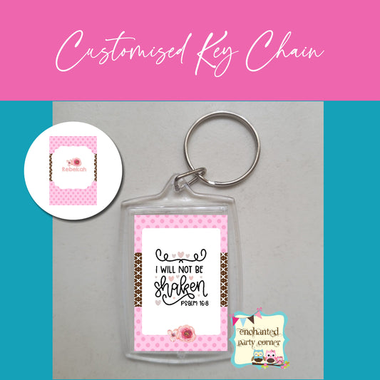 Customised Keychains - Light Pink x 15pcs (Copy)