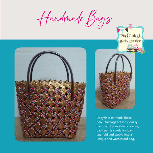 Handmade Bag (Gold & Brown)